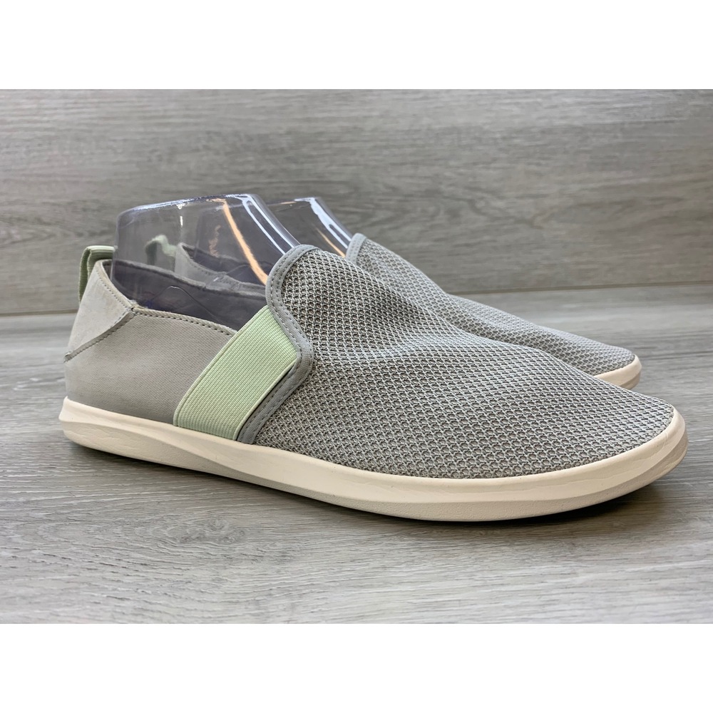 OluKai Haleiwa Pavement Seaglass Mesh Slip On Sneakers Women's 10 Casual Shoes